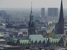 looking at City Hall 5072745_G;  Michaelis Church / Michel;  Hamburg, Germany; Profil: Rowald; 