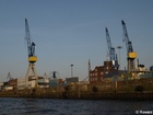 cranes - 7304004_G;  Another habor trip;  Hamburg Germany; Profile: Rowald; 