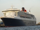Queen Mary II;  Another habor trip;  Hamburg Germany; Profile: Rowald; 