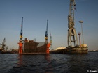 dock and cranes - 7303999_G;  Another habor trip;  Hamburg Germany; Profil: Rowald; 