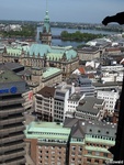 looking at city hall and Al...;  Hamburg, Germany; Profile: Rowald; 