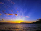 sunset at Lanai;  Maui, Hawaii, USA; Profile: Rowald; 