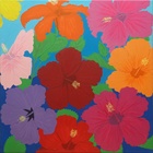 Hibiskus\n50 x 50 cm\nEUR 90,-