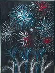 Feuerwerk; 30 x 40 cm; EUR 55,-; Profil: Gitta;