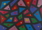 patchwork; 50 x 70 cm; EUR 125,-; Profile: Gitta;