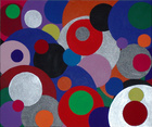 Punkte; 50 x 70 cm; EUR 125,-; Profile: Gitta;
