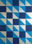 Orientblau; 50 x 70 cm; EUR 125,-; Profile: Gitta;