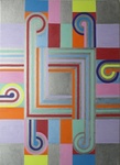 Muster; 50 x 70 cm; EUR 125,-; Profile: Gitta;