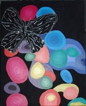 Schmetterling; 40 x 50 cm; EUR 65,-; Profil: Gitta;