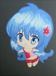 Blue; 30 x 24 cm; Profile: Gitta;