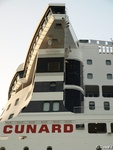 Queen Mary II;  Another habor trip;  Hamburg Germany; Profile: Rowald; 