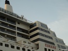 Queen Mary 2;  Another habor trip;  Hamburg Germany; Profile: Rowald; 