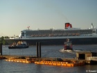 Queen Mary II - P5088759;  822th Habor Birthday;  Hamburg, Germany; Profile: Rowald; 