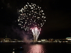 Feuerwerk über der Binnenalster