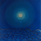bluemoon; 60 x 60 cm; EUR 100,-; Profil: Gitta; 