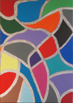 Farbweg; 50 x 70 cm; EUR 125,-; Profil: Gitta; 