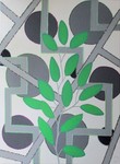 Blätter; 60 x 80 cm; EUR 145,-; Profil: Gitta;