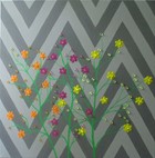 Blumengrafik; 50 x 50 cm; EUR 90,-; Profile: Gitta; 